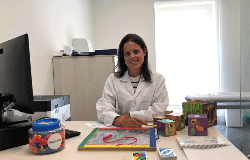 Alba Jurado en el Hospital Quirónsalud de Córdoba